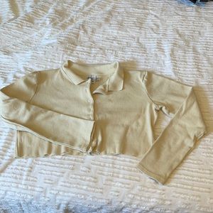 Princess Polly cropped button down